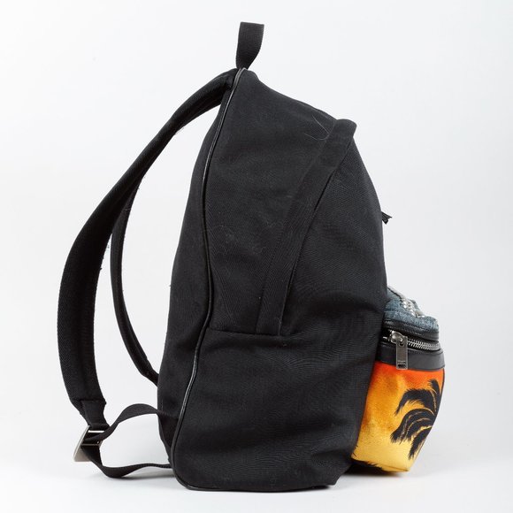 Saint Laurent - Sunset and Denim Black - City Backpack - Picture 3 of 16